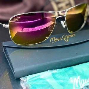Brand New ~ Maui Jim ~ Wiki Wiki ~ Polarized Lenses w/ Titanium Frames